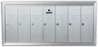 7-compartment 1250-7ha Florence Vertical Series Aluminum Mailbox 0763128125078