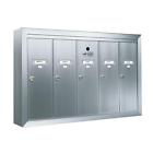 5-compartment 12505smsha Florence Vertical Aluminum 0763128128055