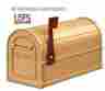 125810 Tapco Post Mounted Mailbox