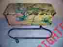 14-inch Vintage Handpainted Long Wall Mounted Metal Mailbox