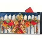 1414 Mailwraps Autumn Gate Mailbox Cover 843259108154