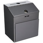 1465028 Silver Metal Suggestion Box 683121465028