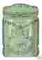 15.25h Prescott Rare Finds Embossed Tin Letter Post Box Moss Green Bird Flowers 10.5l X Da3571 807472714844
