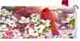1522mm Custom Decor Inc Crowned Cardinals Vinyl Mailbox Cover Std Size Spring Flowers 683963152261