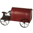 153372 Cbk Metal Red Tractor Mail Box 738449889947