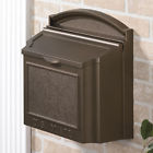 16138 Mounted Wall Mailbox Bronze. French Whitehall Rust- Locking Color
