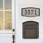 16138-whitehall K5 Whitehall Products Wall Mounted Locking Mailbox French Bronze 657379051654