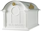 16231 Whitehall Products White Mailbox Home Outdoor Stylish Design 0719455162316