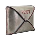 7841858 16301 Imax Hanley Galvanized Mail Organizer 784185163018