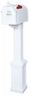 16684 Mailbox Post Kit White Classic Us Postal Durable 691171816684