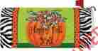 1693mm Custom Decor Whimsical Zebra Design Pumpkin Happy Fall Yall Magnetic Mailbox Wrap Cover 683963169368