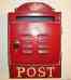 16x10x6 Mail Keys Box Vintage English Large European Swedish