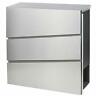 190835485346 Decaller Stainless Steel Wall Mounted Mailboxes With Key