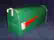 19x9x6 Steel City Corp Vintage Preowned Rural Mailbox Green Usa Made Sweet 042014001017
