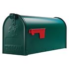 2004 Gibraltar Galvanized Steel Mailbox Post Mount Mail Box Medium Size Us Stamps Letters 046462002787