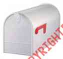 2041-7085 Posts Wht 2 Solar Group Boxes Mail Rural Mailbox