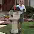 Step2 20799 Mailbox Large Residential Rural Post Mount Heavy Duty Weather Vandal Resistant 733281520799