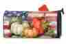 21040 Mailwraps Patriotic Pumpkins Large Mailbox Cover Fall Autumn Oversized 843259078662