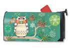 21261 Mailwraps Winter Owl Primitive Large Magnetic Mailbox Cover 843259097274