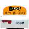 213389 Address Scope Magnetic Halloween Mailbox Cover Boo Decoration