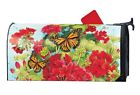 21664 Studio Large Mailbox Cover Mailwrap Spring Red Geraniums 843259124840