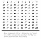 2195 Salsbury Industries Americana Mailboxes Self Adhesive Number Features Sheet Of