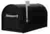 Wm16kb01 22.2-in Solar Group Wyngate Post Mailbox With Lock Black Steel 11 X 10.7 046462005207