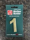 23263501 Step Scotch Lifetime Finish Solid Brass Mailbox Number Nos