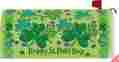 2331mm Custom Decor Happy St Patricks Day Clover Trio Magnetic Mailbox Cover 683963233168