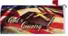 2342mm Custom Decor Patriotic God Country Magnetic Mailbox Cover 683963234264