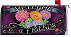 2371mm Custom Decor Welcome Friends Gerbera Daisy Ladybug Butterfly Magnetic Mailbox