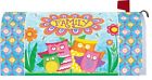 2372mm Custom Decor Owl Family Bees Daisy Flower Magnetic Mailbox Cover