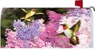 2381 Custom Decor Hummingbird Lilac Flower Magnetic Mailbox Cover 683963238163