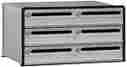 2406-salsbury Salsbury Industries Data Distribution System Aluminum Box 6 Doors 820996102188