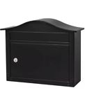 255ob-10 Architectural Mailboxes Saratoga Black Metal Wall Mount Lockable 0832794003062