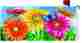 2677mm Custom Decor Colorful Gerbera Daisies Butterfly Magnetic Mailbox Cover 683963267767