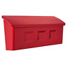 2689r Architectural Mailboxes Wayland Wall Mount Mailbox Small Red 832794007718