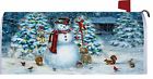 2926mm Custom Decor Christmas Tree Snowman Squirrels Bunnies Birds Magnetic Mailbox