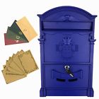 2f37b35d Yahead Outdoor Mailbox Retro Vintage European Aluminum Wall 4894660498750