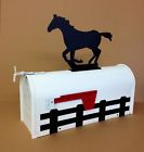 300h  Wilray Designs Horse And Fence Post Mounted Mailbox 192445858985