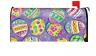 310027 Toland Home Garden Egg Toss Colorful Spring Easter Pattern Magnetic
