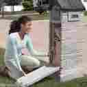 3120224 S2 Extra Large Mailbox Heavy Duty Mail Security Lock Box Rural Locking Post White 761792068240