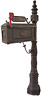 313106858872 Polar Aurora Barcelona Decorative Post Mailbox Combination Stratford