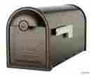 32113 Acm Lone Star Post Mount Mailbox Powder Coat Steel Metal Decorative Mail Box Durable 658551232113