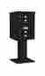 3406s-04blk 3256534 Salsbury Industries 6-door Single Column Pedestal Mailbox In Black Id