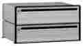 3256682 2402 Salsbury Industries 2-door Data Distribution System Aluminum Box Id