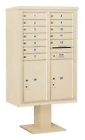 3413d-12san 3257251 High 13-door Base Pedestal Id Sandstone Mailbox