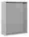 3257811 3810d-alm Salsbury Industries 38 In Surface Mounted Enclosure Aluminum Id