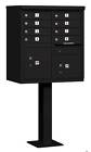 3308blk-u Salsbury Industries 8-a Door Cluster