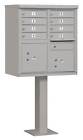 3308gry-u Salsbury Industries 8-a Door Cluster